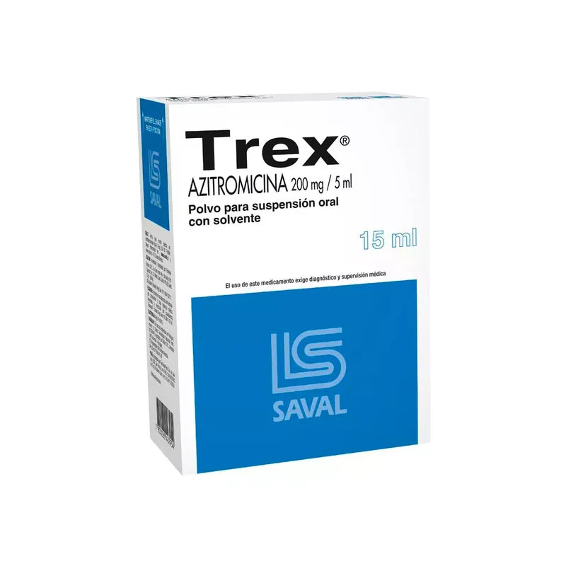 Trex 200mg/5ml Polvo para Suspensión Oral 15ml