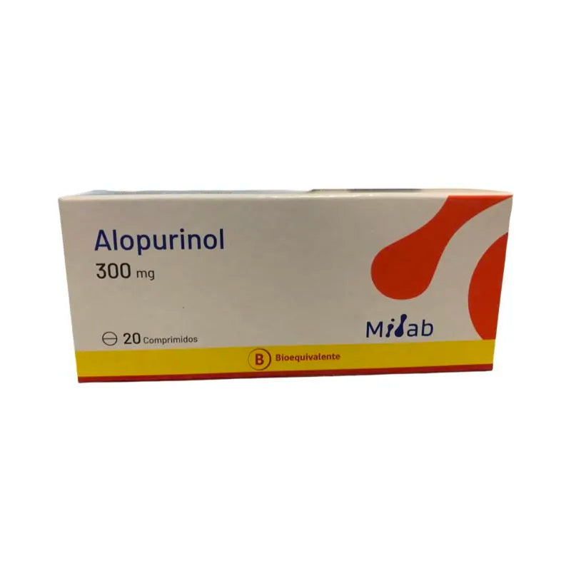 Alopurinol 300mg 20 Comprimidos