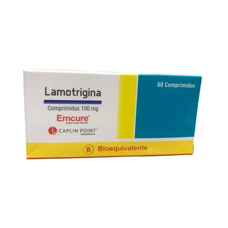 Lamotrigina 100mg 60 Comprimidos