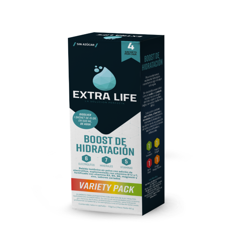 Variety Pack Boost De Hidratación 4 Sobres