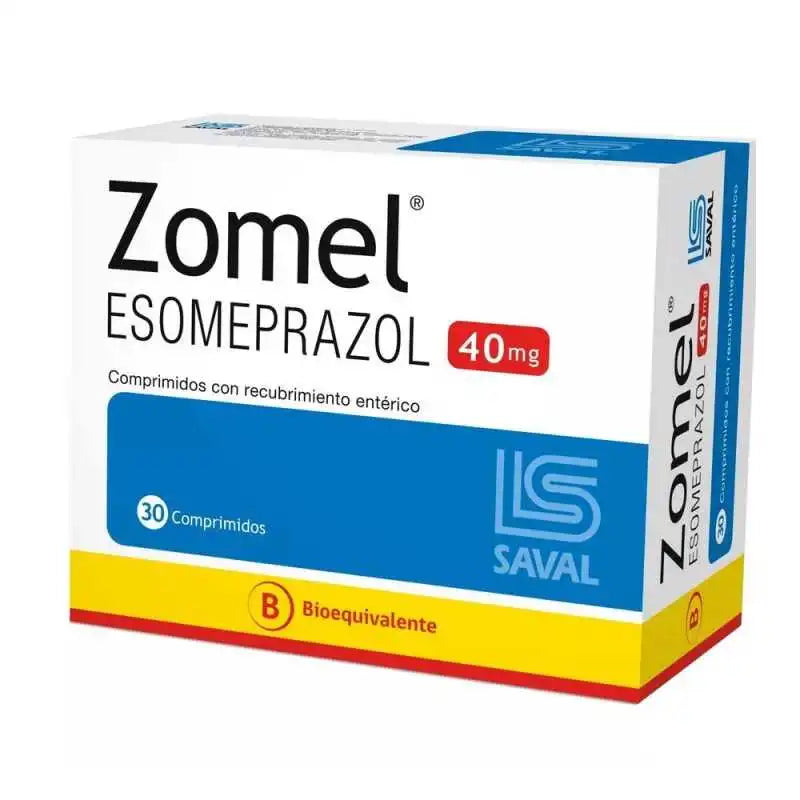 Zomel 40mg 30 Comprimidos Con Recubrimiento Entérico