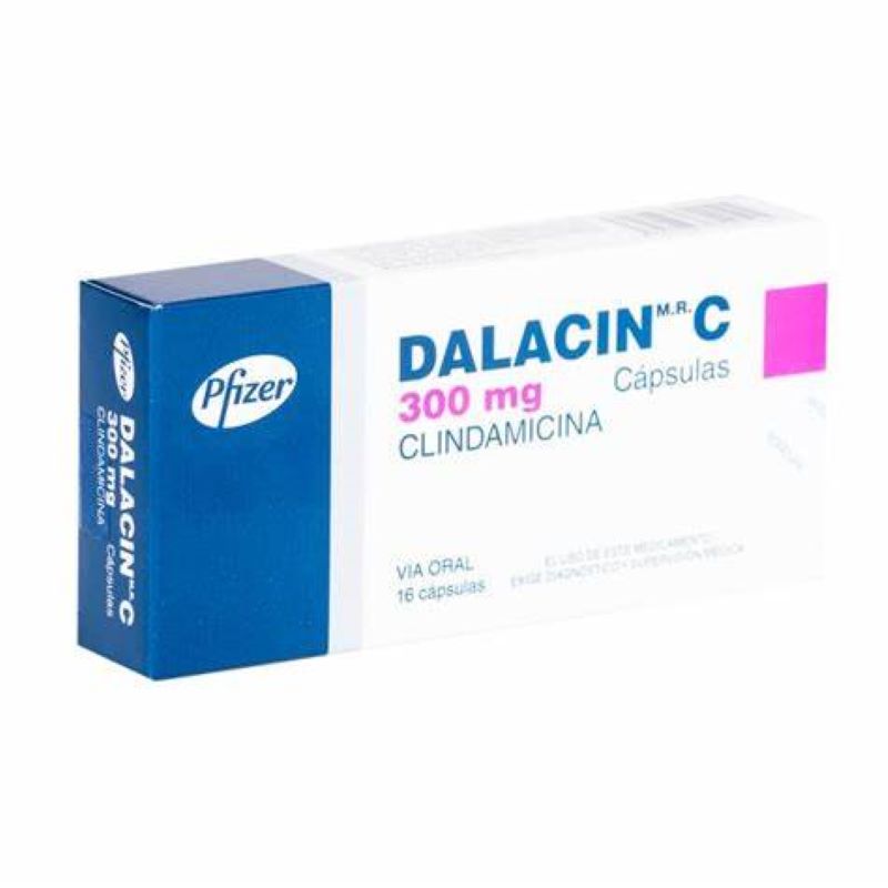 Dalacin C 300mg 16 Cápsulas