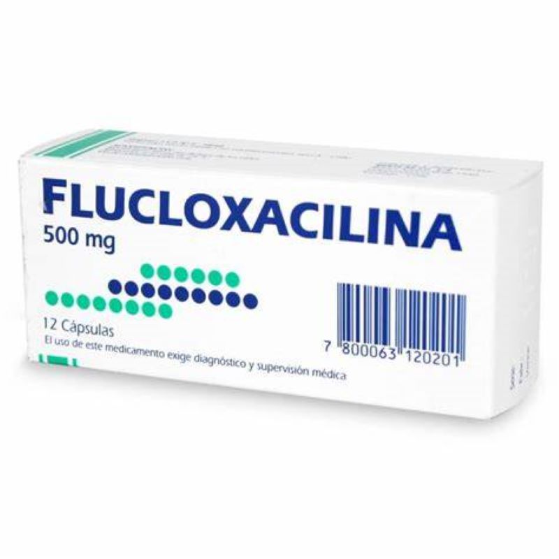 Flucloxacilina 500mg 12 Cápsulas