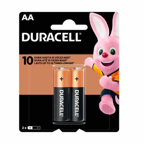 Pilas Duracell AA UND X 2