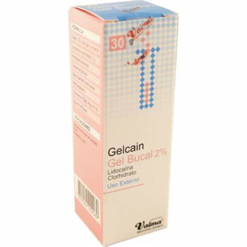 Gelcain Gel bucal 2% 30g