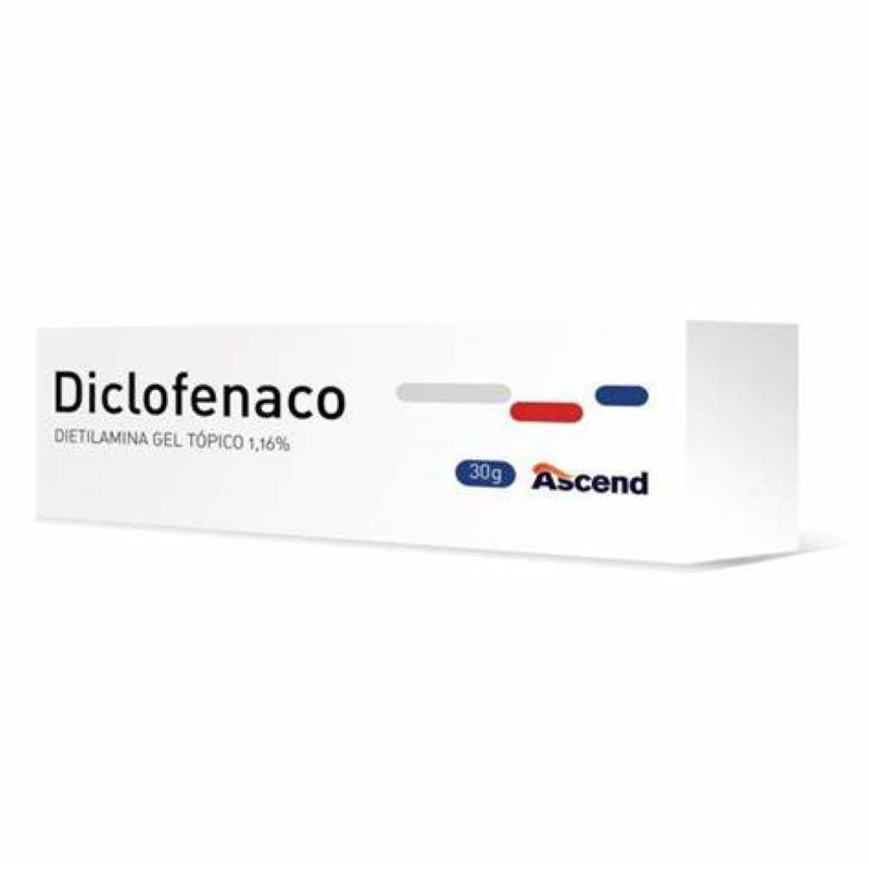 Diclofenaco Gel Tópico 1,16% 30gr