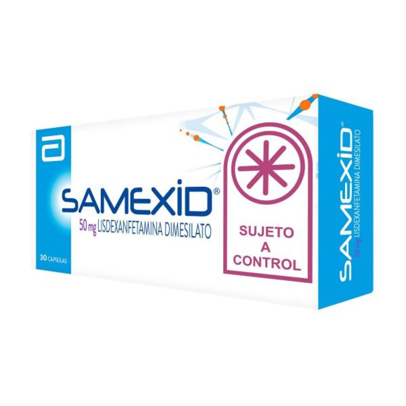 Samexid 50mg 30 Cápsulas