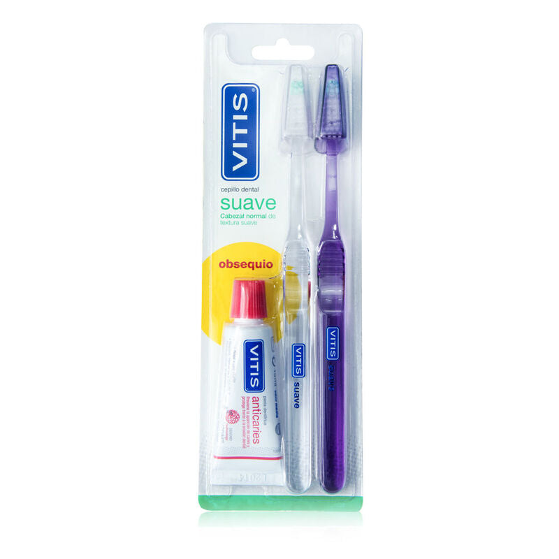 Pack Cepillo Dental Suave + Mini Pasta Anticaries