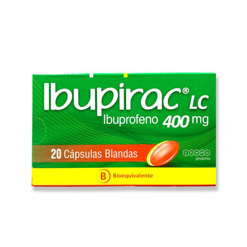 Ibupirac LC 400mg 20 Cápsulas Blandas