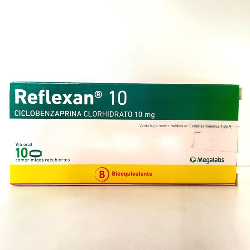 Reflexan 10mg 10 Comprimidos recubiertos