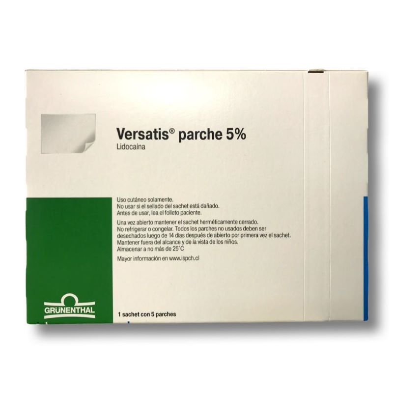 Versatis 5% 1 Sachet 5 parches