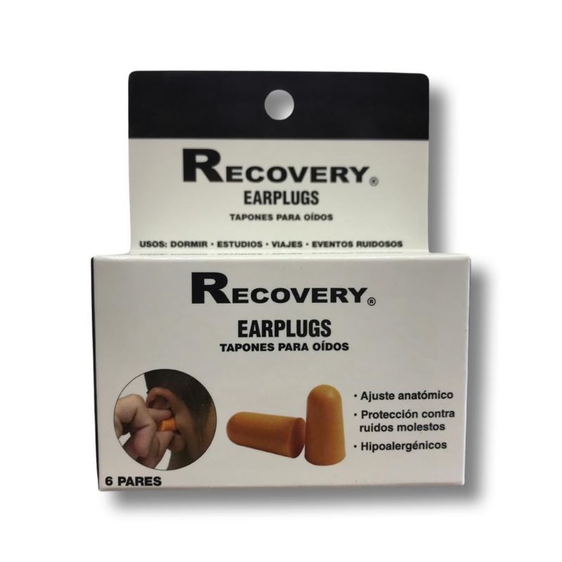 Recovery Tapones para oídos 6 pares