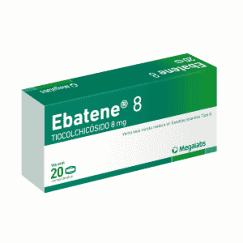 Ebatene 8mg 20 Comprimidos