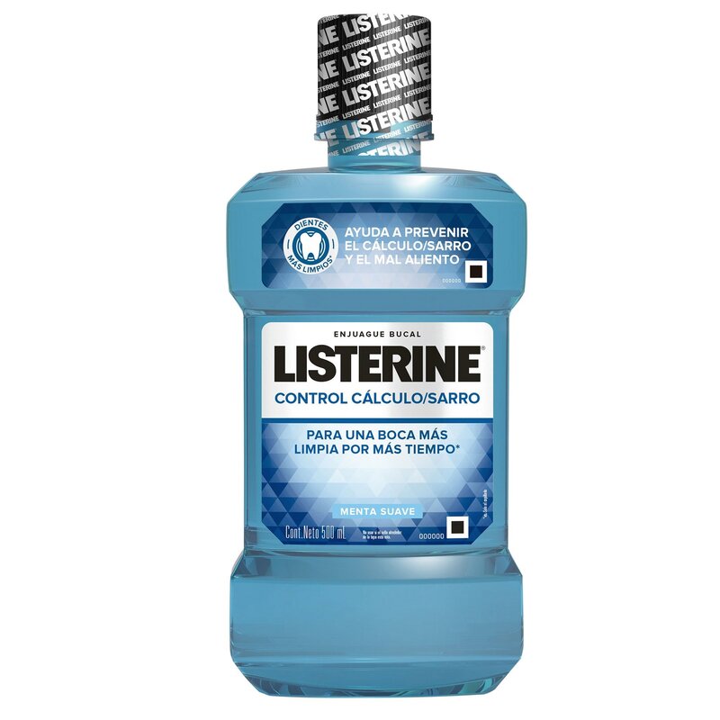 Enjuague Bucal Listerine Control Cálculo/Sarro 500ml